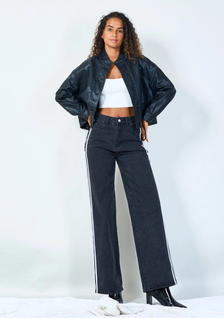 YV0503 Eco Leather Jacket