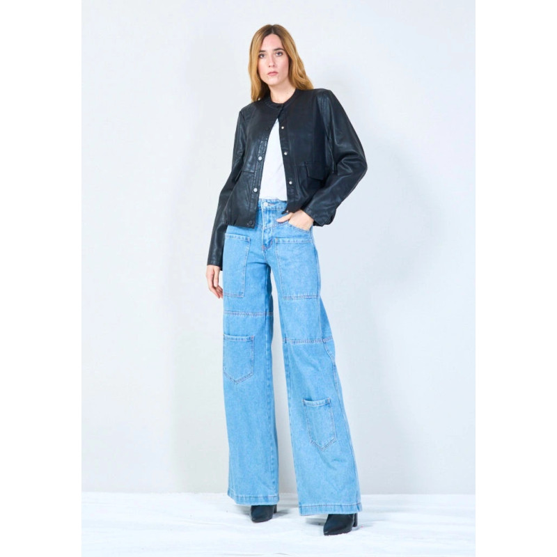 YV0501 Button-up Jacket with front pockets